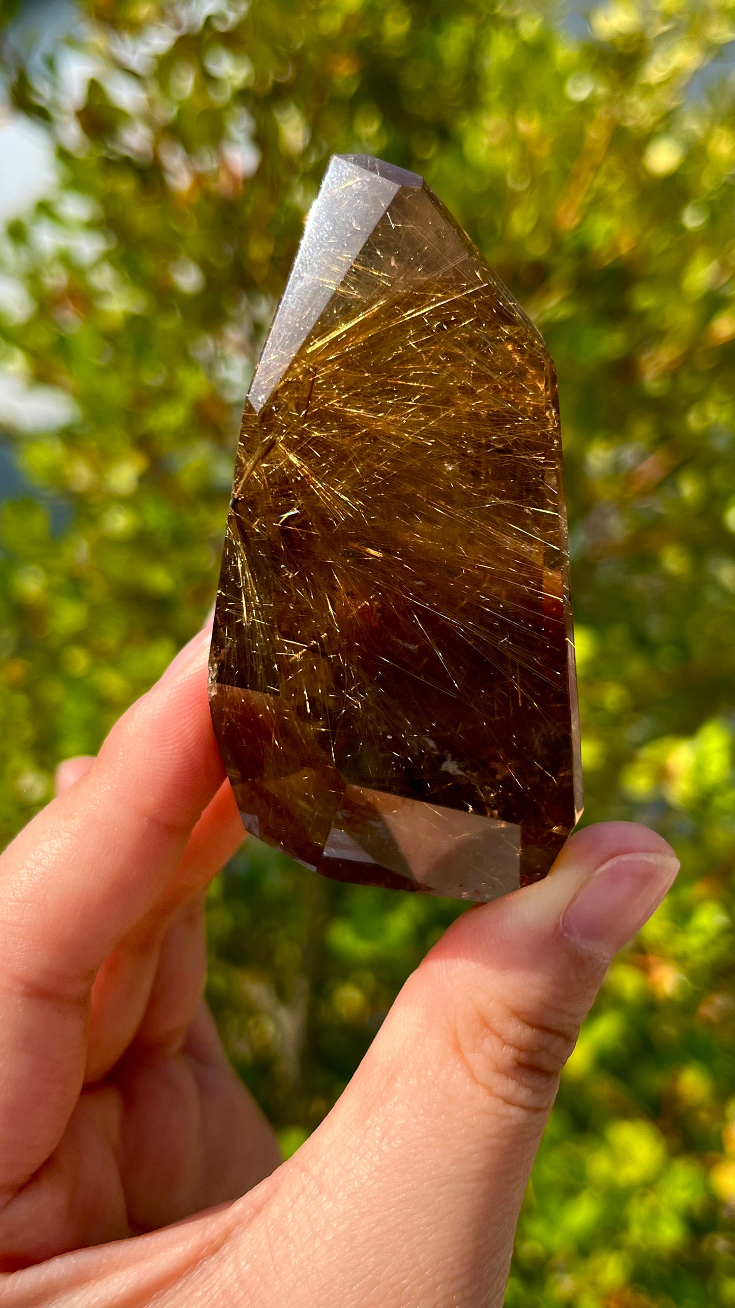 0.1KG Pure Natural Rutilated Quartz Raw Crystal Specimen
