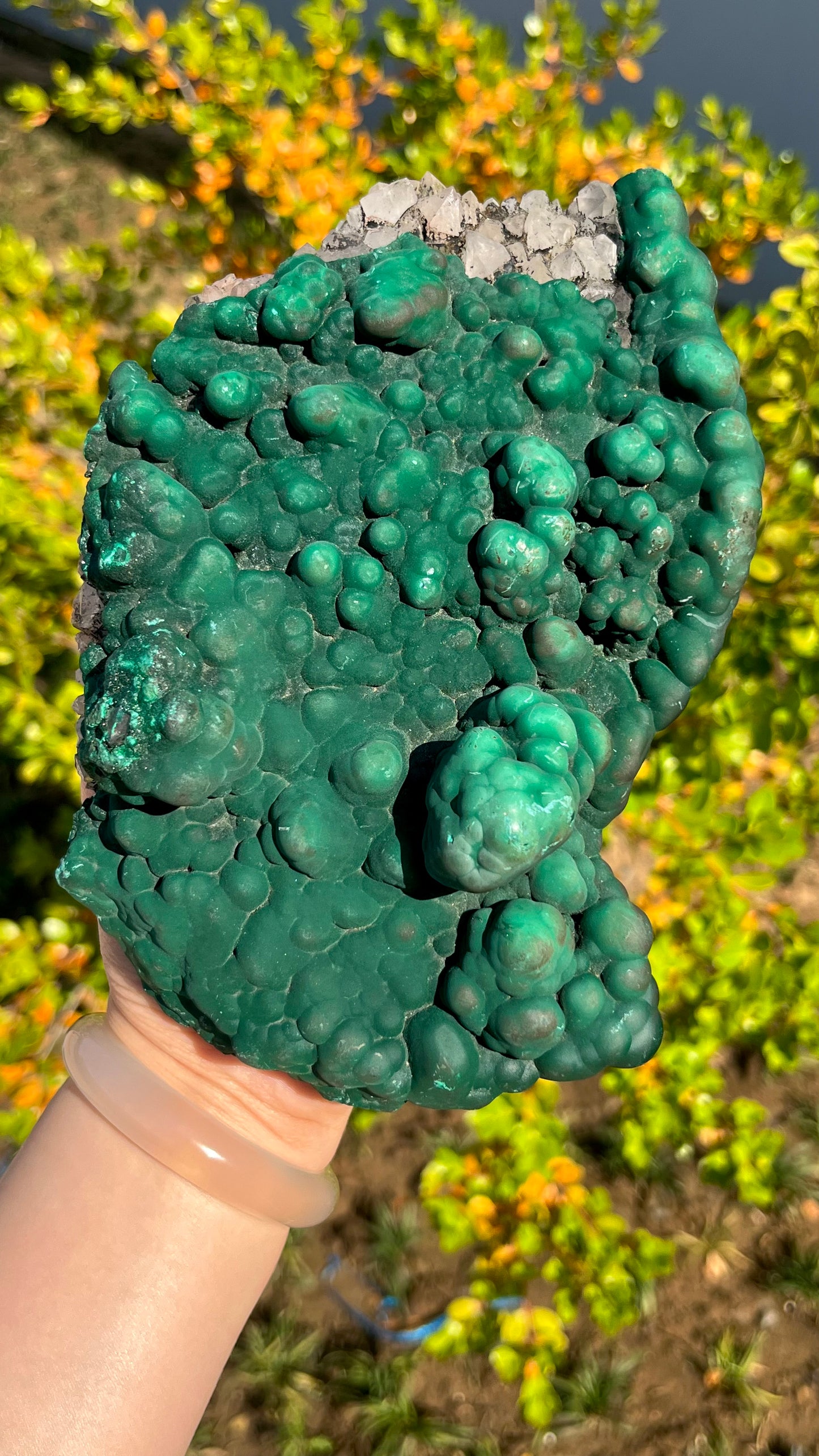 0.9KG Natural Malachite Raw Mineral Rough Specimen