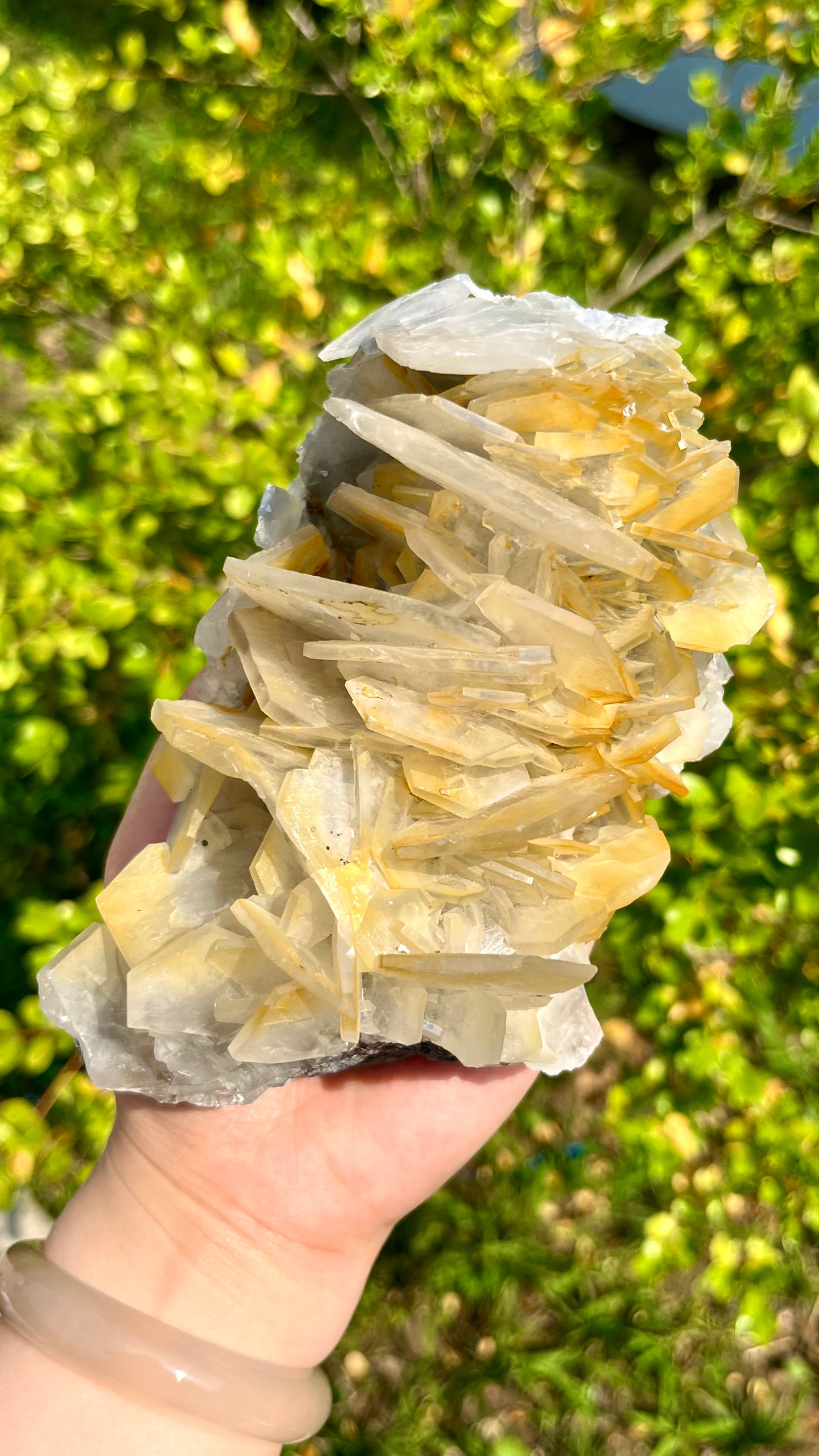 Unique Slice-shaped Calcite Crystal 0.7kg