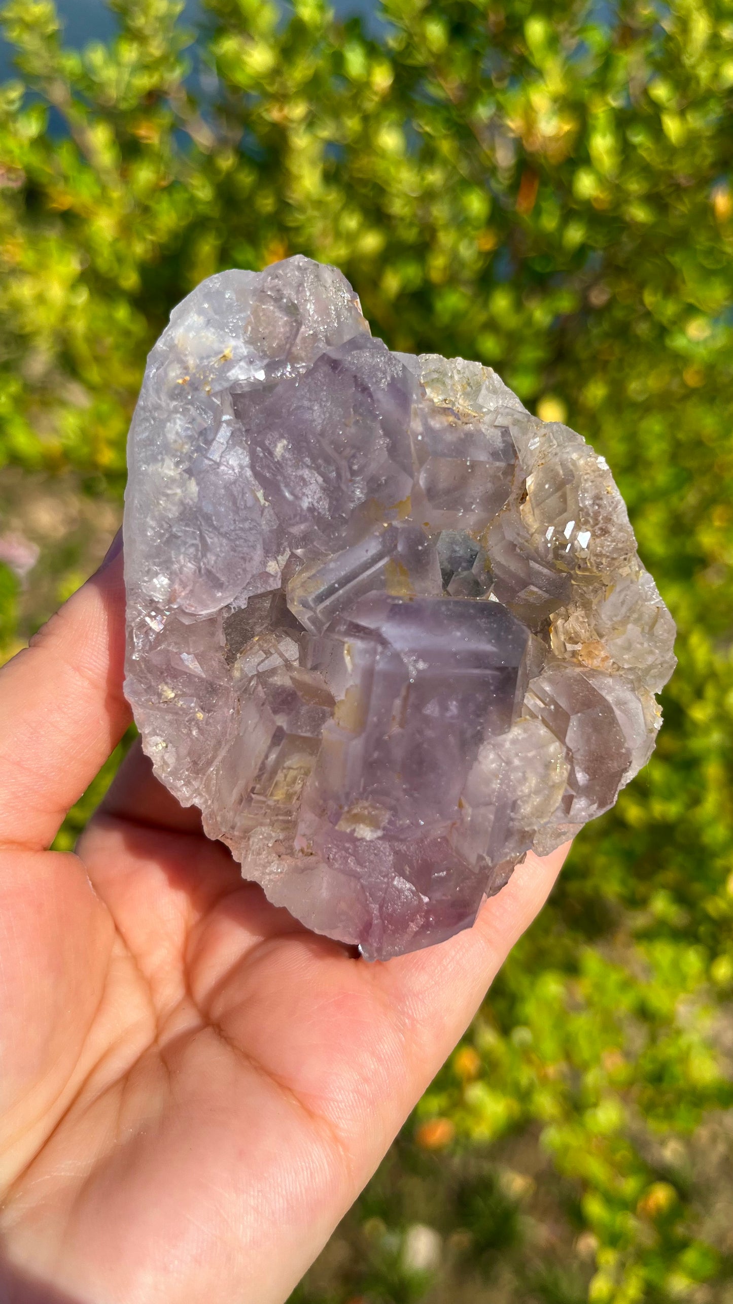 0.2KG Natural Purple Fluorite Raw Mineral Specimen