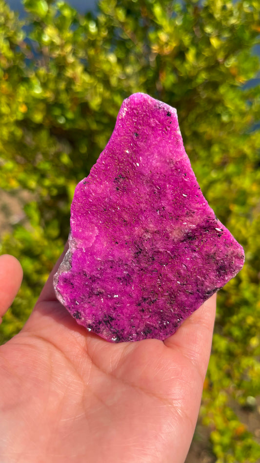 0.15KG Natural Cobalt Calcite Raw Crystal High Quality Mineral Specimen