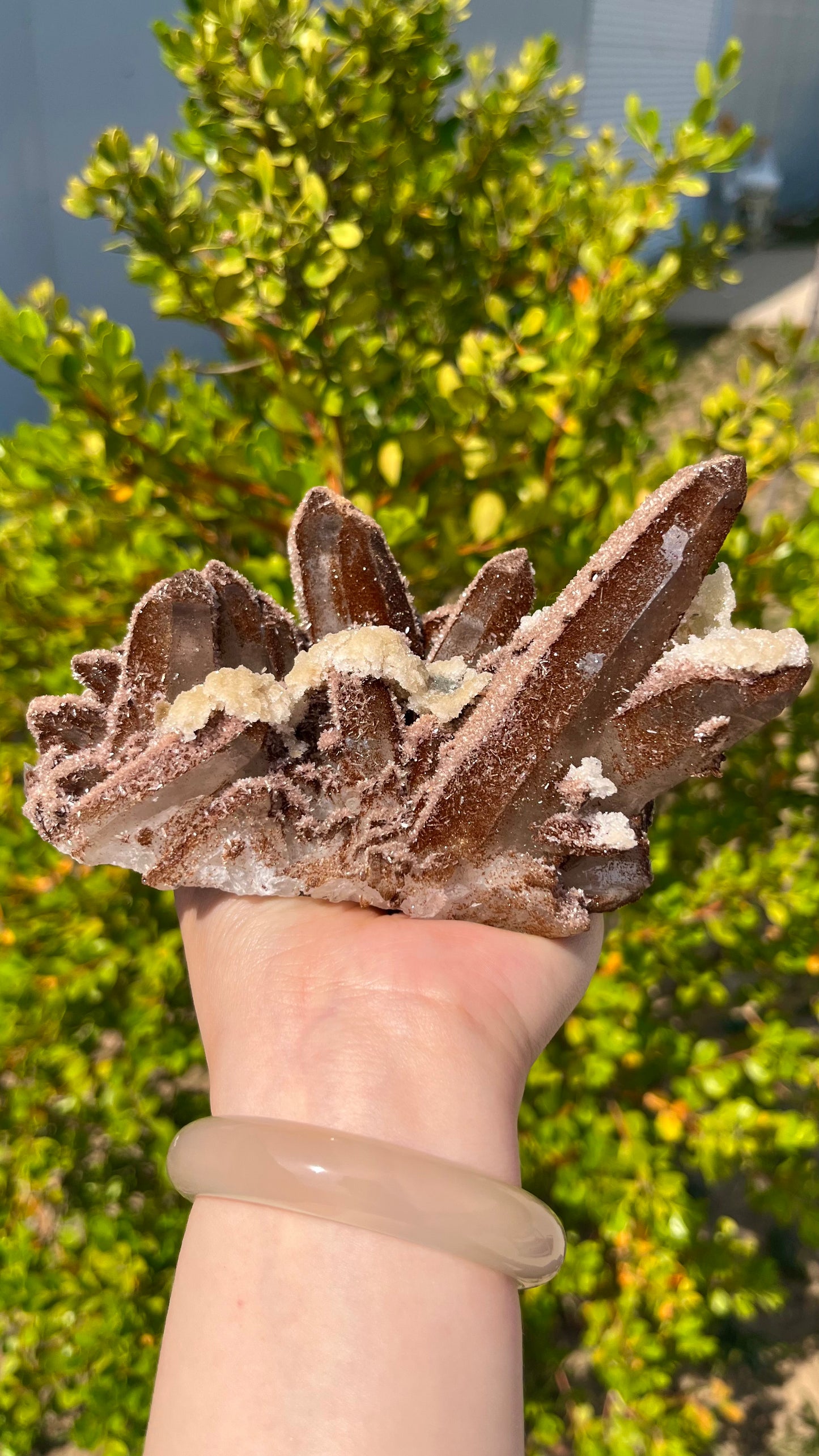 0.5KG Natural Apophyllite Symbiotic Crystal Raw Mineral Specimen