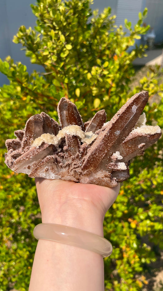 0.5KG Natural Apophyllite Symbiotic Crystal Raw Mineral Specimen
