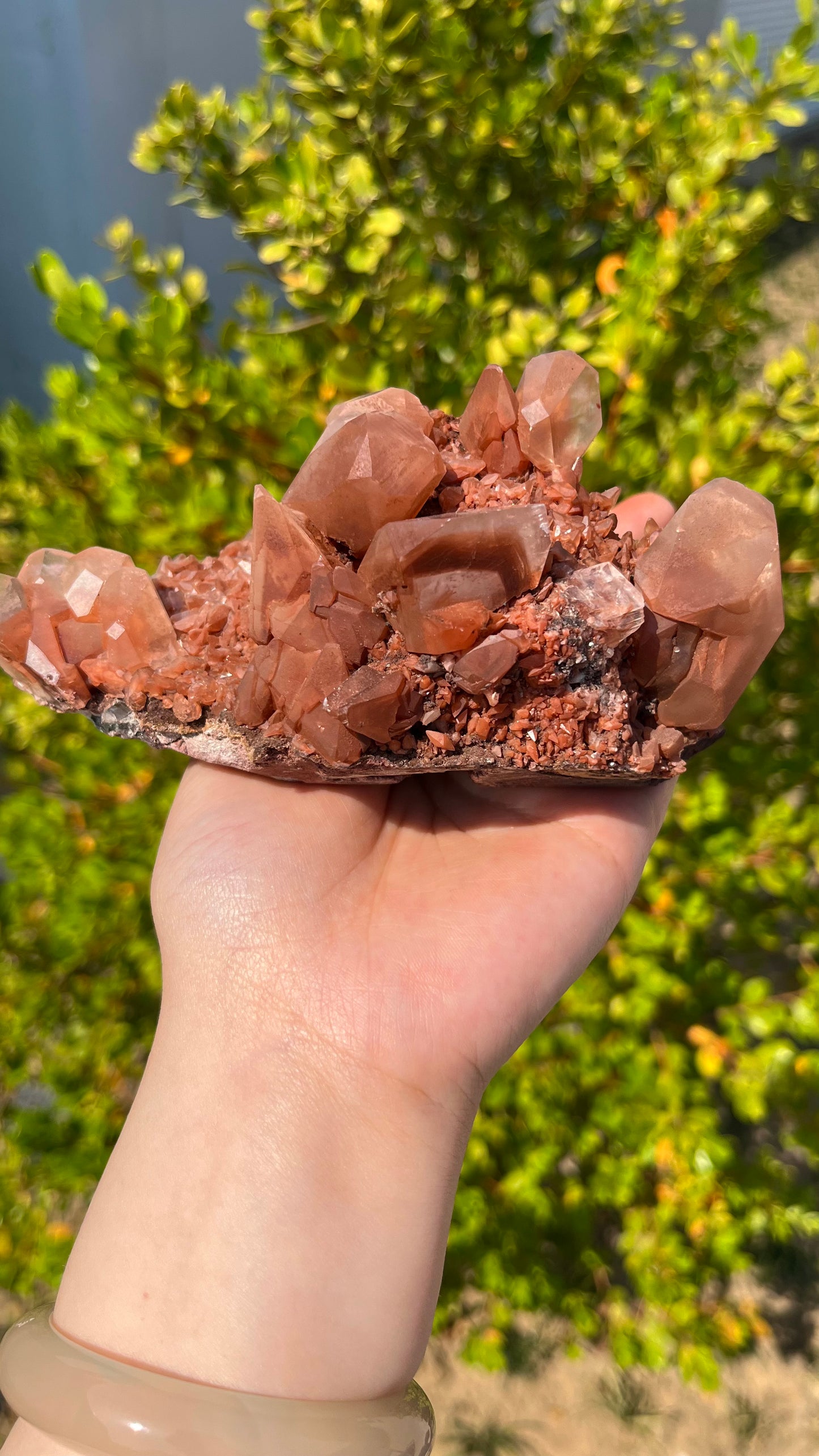 0.4KG Natural Diamond Calcite Raw Crystal Mineral Specimen