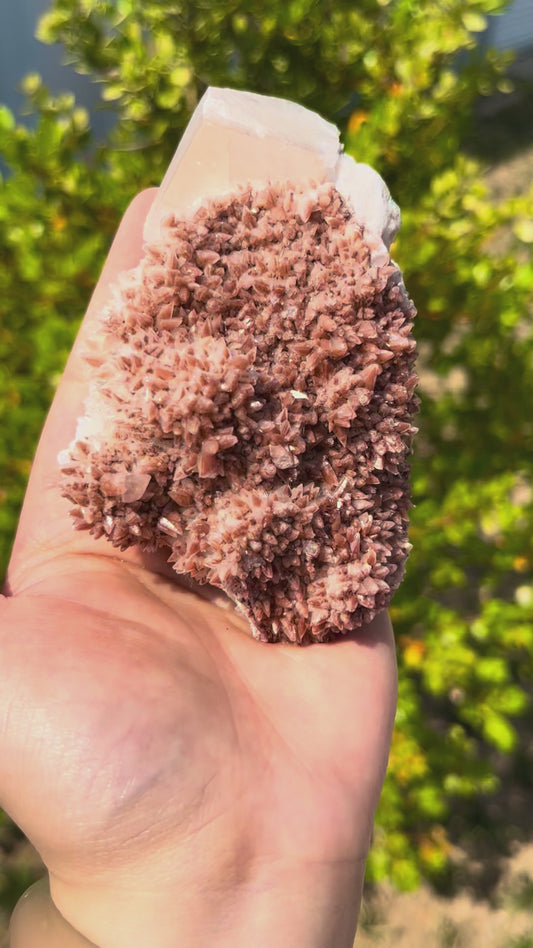 0.2KG Natural Pink Calcite Raw Mineral Specimen