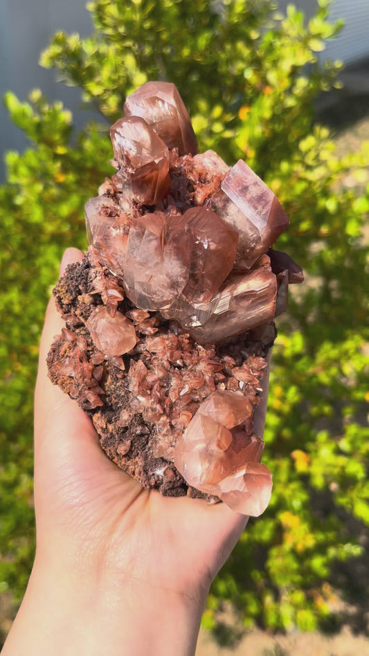 0.4KG Natural Diamond Calcite Raw Crystal Mineral Specimen