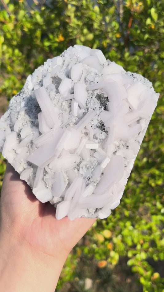 0.4KG Natural Pink Calcite Raw Mineral Specimen
