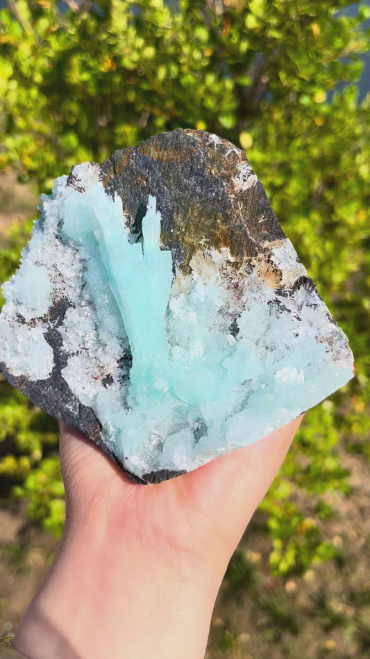 0.4KG Natural Blue Lace Stone Raw Mineral Specimen