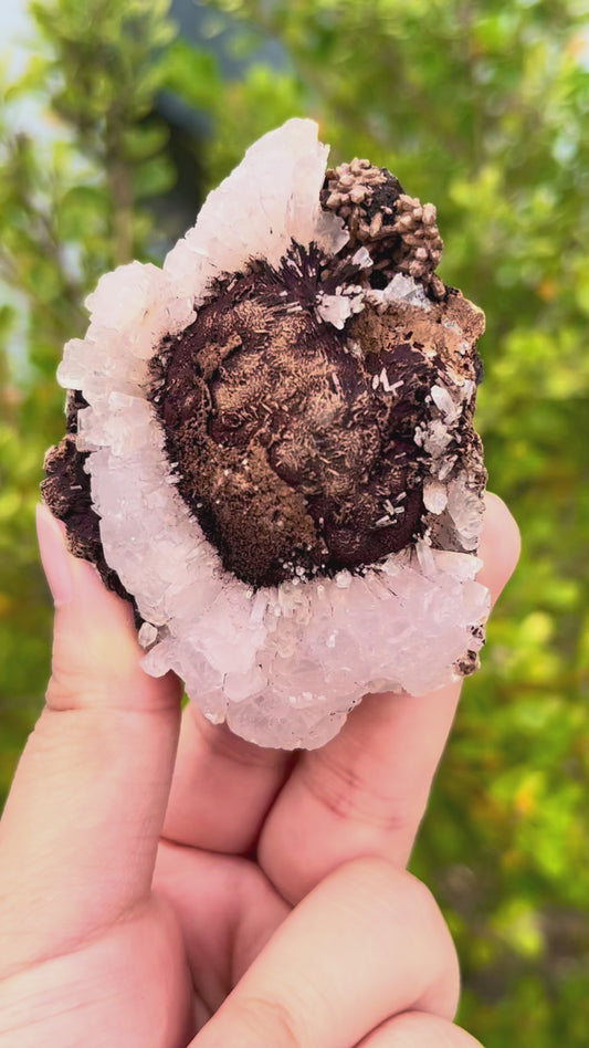 0.1KG Natural Pink Calcite Raw Crystal Specimen