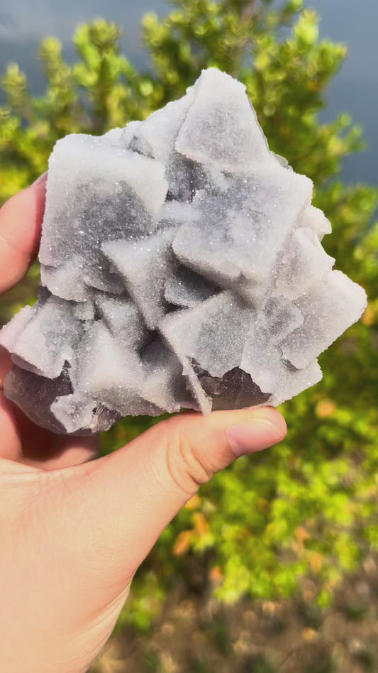 0.1KG Natural Sugar Green Fluorite Raw Mineral Specimen