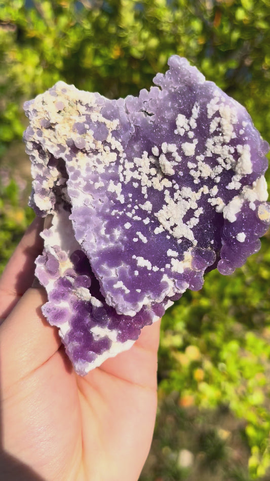 0.1KG Natural Grape Agate Raw Mineral Specimen