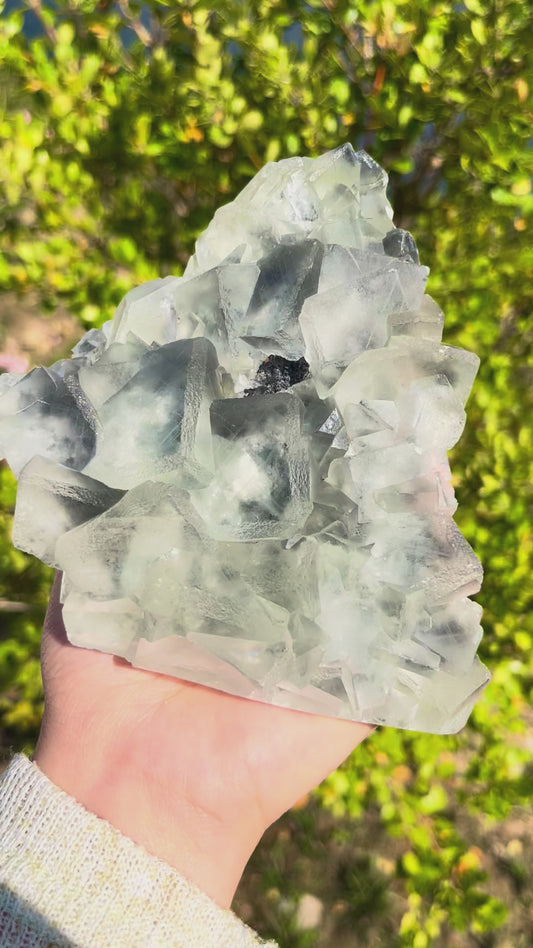 0.5KG Natural Green Fluorite Raw Mineral Specimen